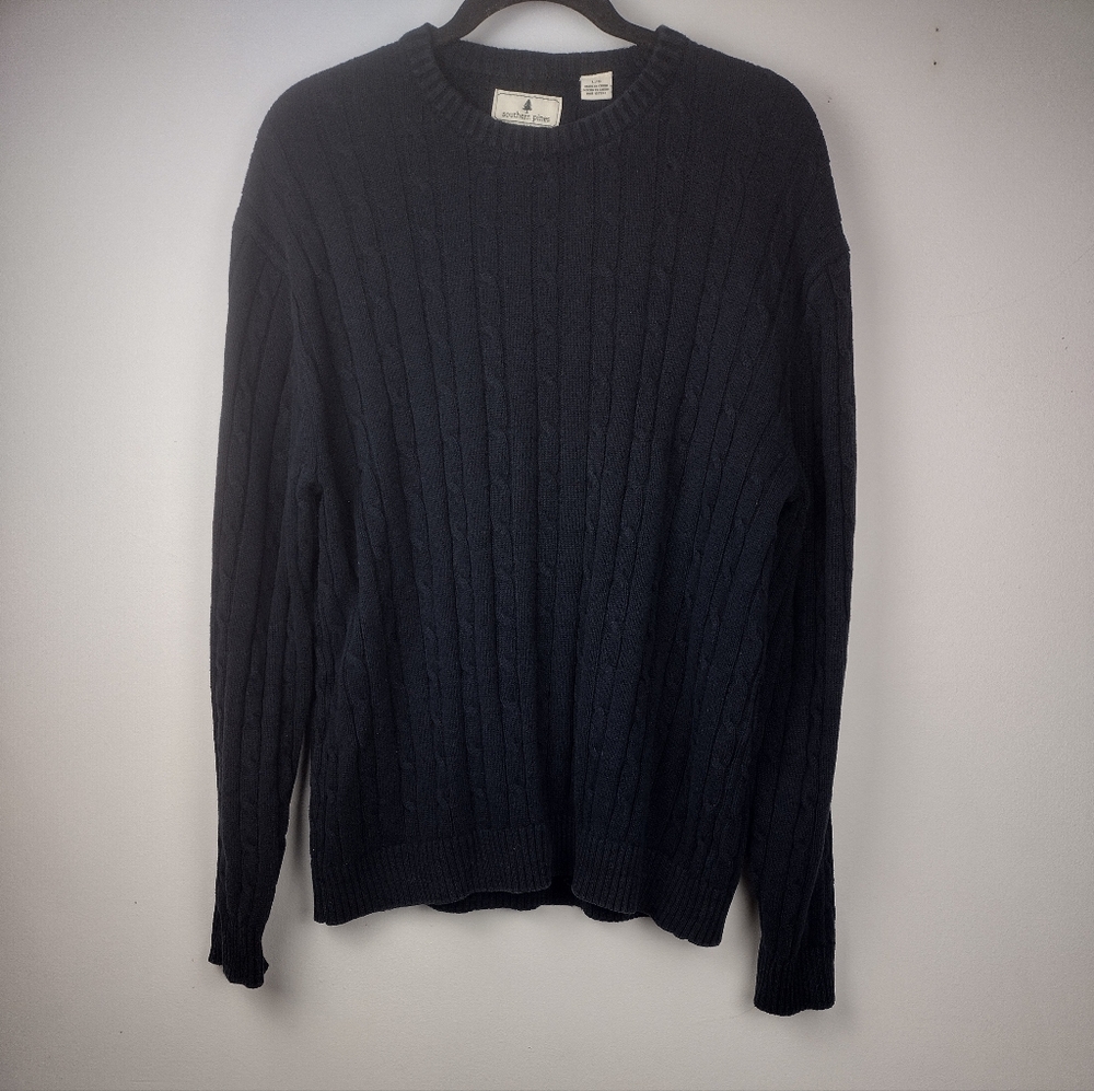 Southern Pines Black Sweater Men's size L